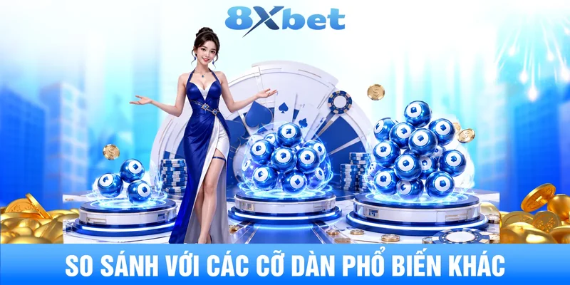 So sánh với các cỡ dàn phổ biến khác