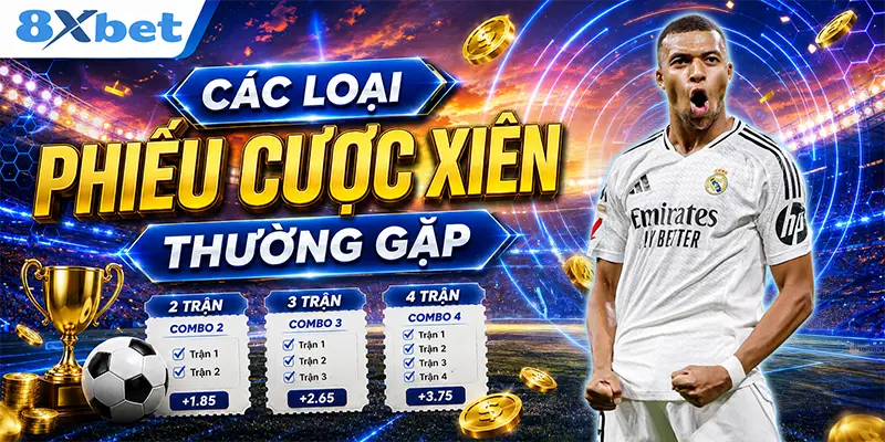 Các loại phiếu kèo xiên bóng đá thường gặp